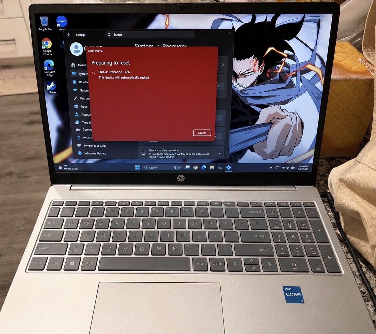 NEED GONE ASAP!!!!!!!    HP Laptop - Intel Core i3, 8GB RAM, 256GB SSD - Windows 11