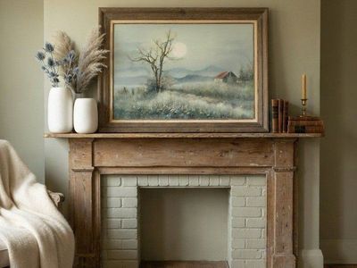 Vintage Landscape Oil Painting