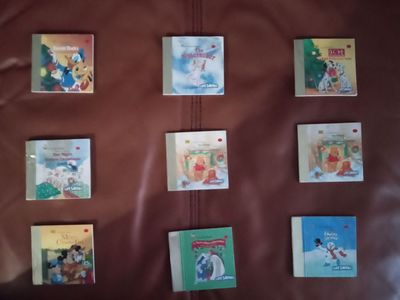 Lot of 9 Golden Book Life Savers Mini Christmas Books - Disney, Winnie the Pooh, Nutcracker