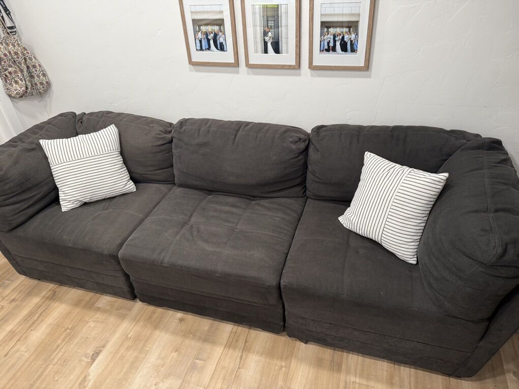 Charcoal Gray Sectional Sofa