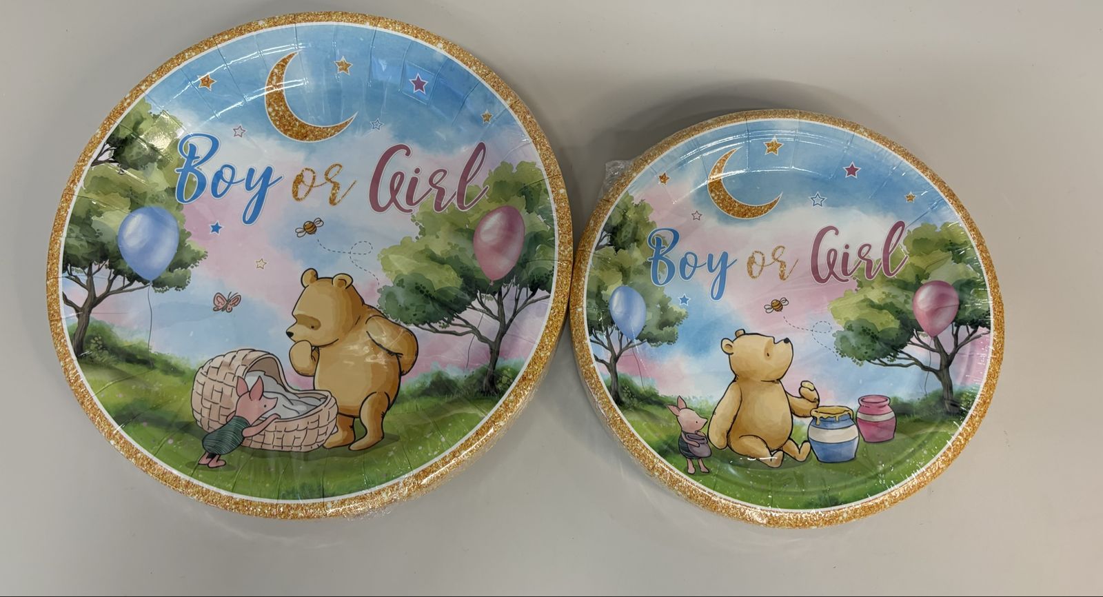 Winnie the Pooh Gender Reveal Party Set