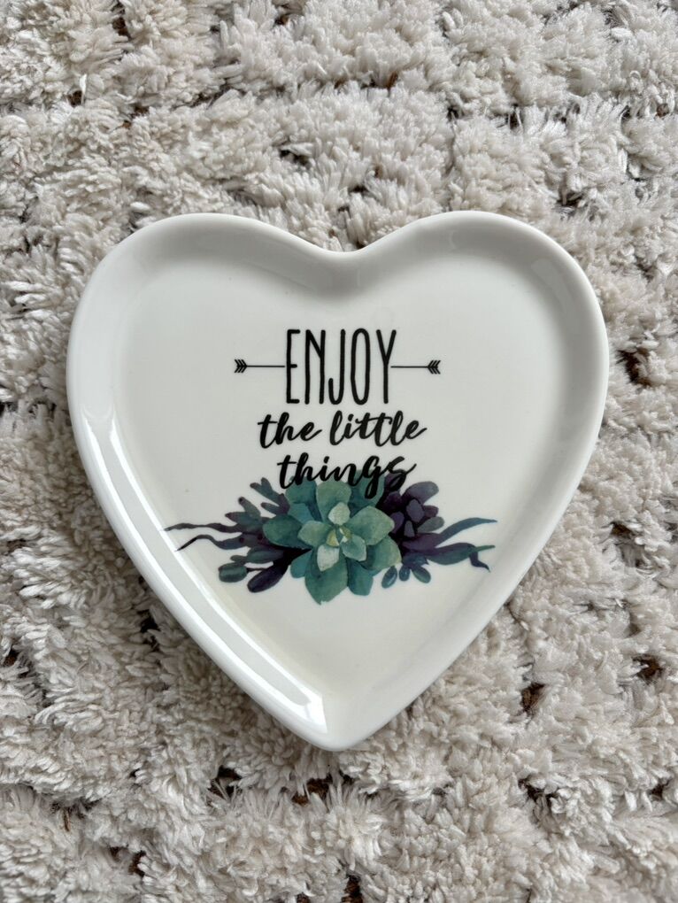 Heart Shaped Jewelry Tray