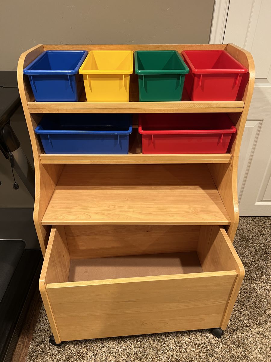Wooden Toy Storage