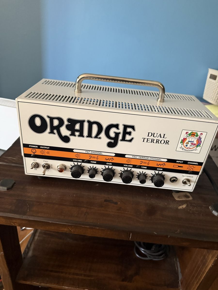 Orange Dual Terror DT30 30W Tube Guitar Amplifier Head - White - Used Excellent