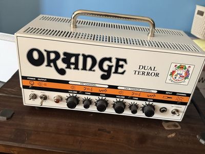 Orange Dual Terror DT30 30W Tube Guitar Amplifier Head - White - Used Excellent