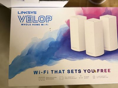 Linksys velop towers - Mesh network for whole home WiFi coverage