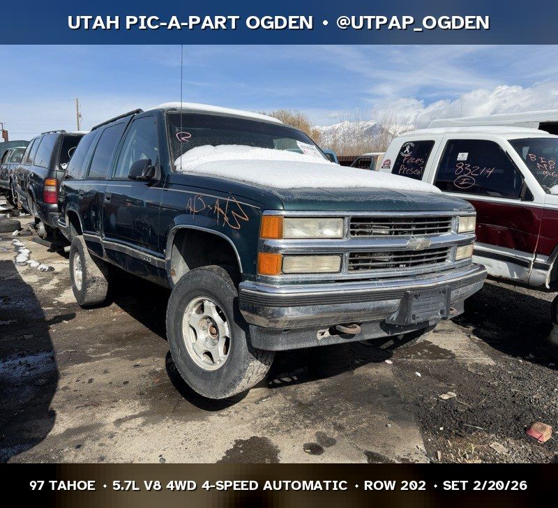 1997 Chevrolet Tahoe GMT400 Parts - UTPAP Ogden