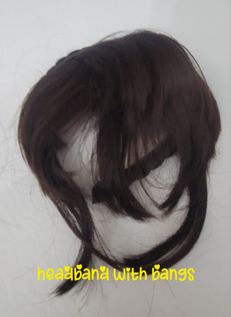 Hair Accessories- Headband with Bangs, Braided Headband, and Volume Inserts