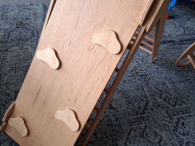 climbing ladder, slide and arch
