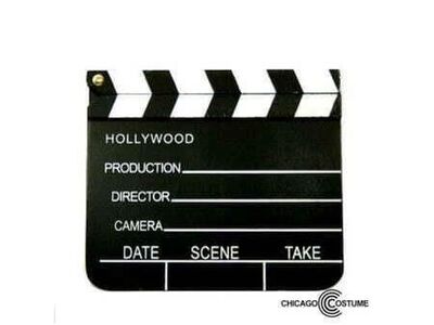 12ct Hollywood Clapper Board 7x8in