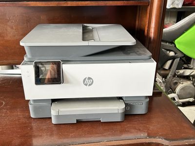 HP OfficeJet Pro 9018 All-in-One Wireless Printer with 4 New Ink Cartridges