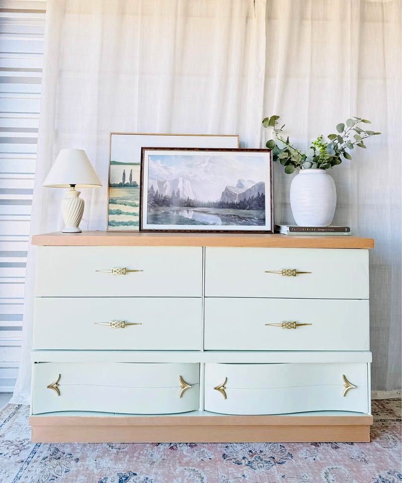 Modern Boho Chic 6 Drawer Dresser | Boho 6 Drawer Chest | Modern Dresser #4