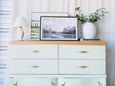 Modern Boho Chic 6 Drawer Dresser | Boho 6 Drawer Chest | Modern Dresser #4