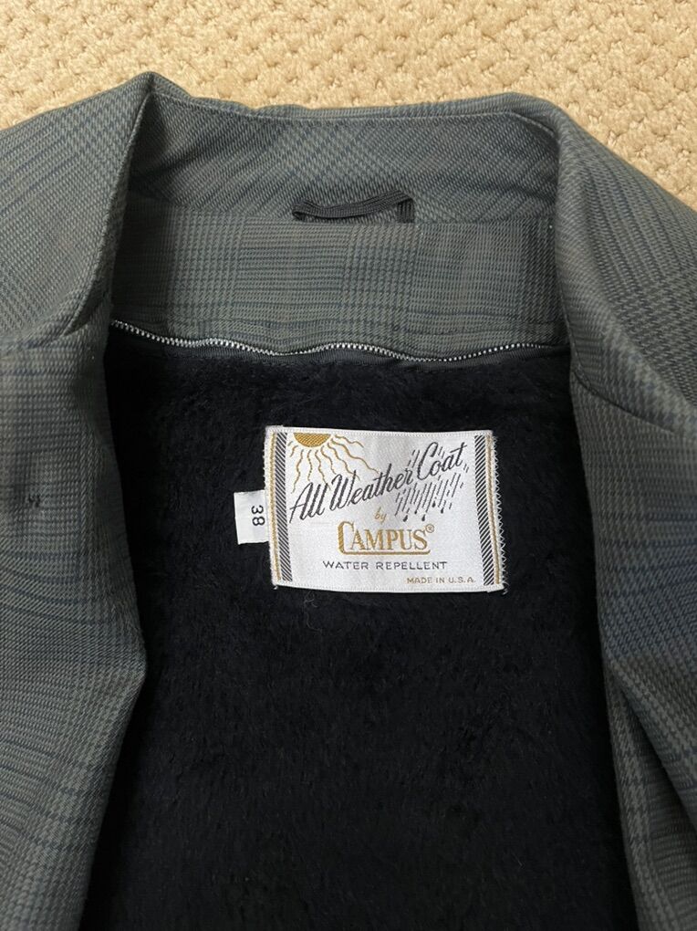 Lined Man's Jacket/Coat - Vintage -Medium Size