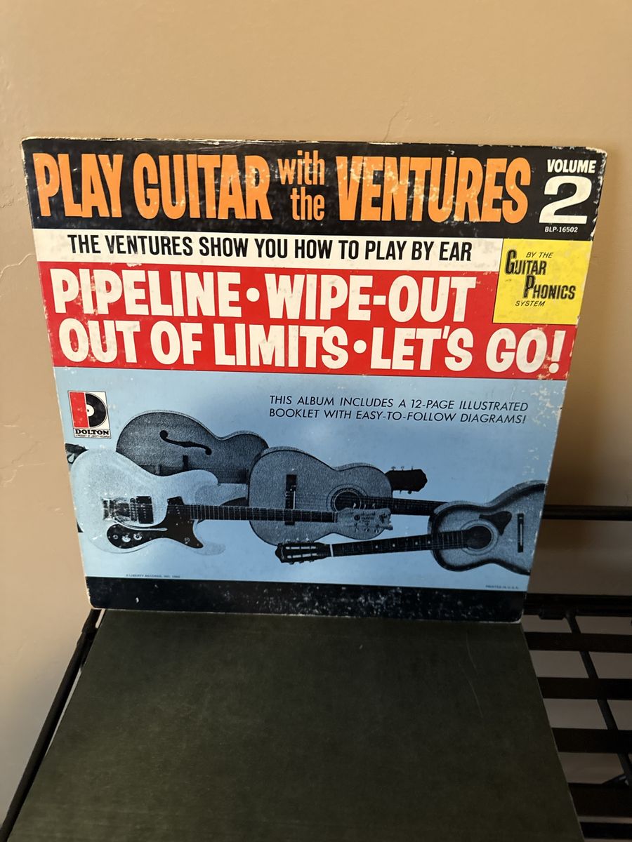 Play Guitar With The Ventures Vol 2 Vinyl LP - Dolton Records BLP-16502