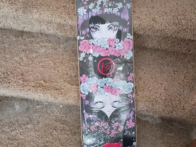 animae skateboard long board new no wheels board only
