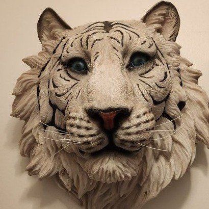 White Tiger wall hanger