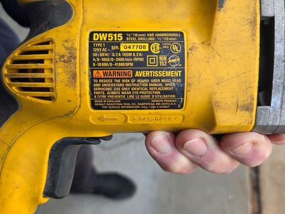 DeWalt Corded Hammer Drill with Case - $70