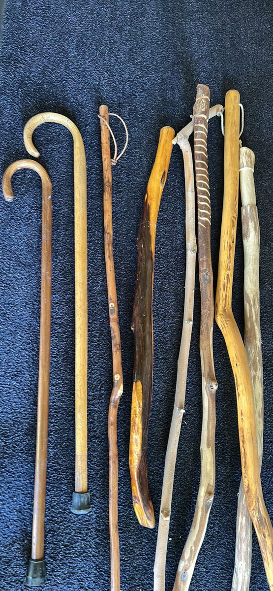 Various Walking Sticks and Canes