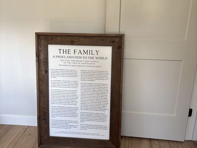 Family Proclamation Framed Art