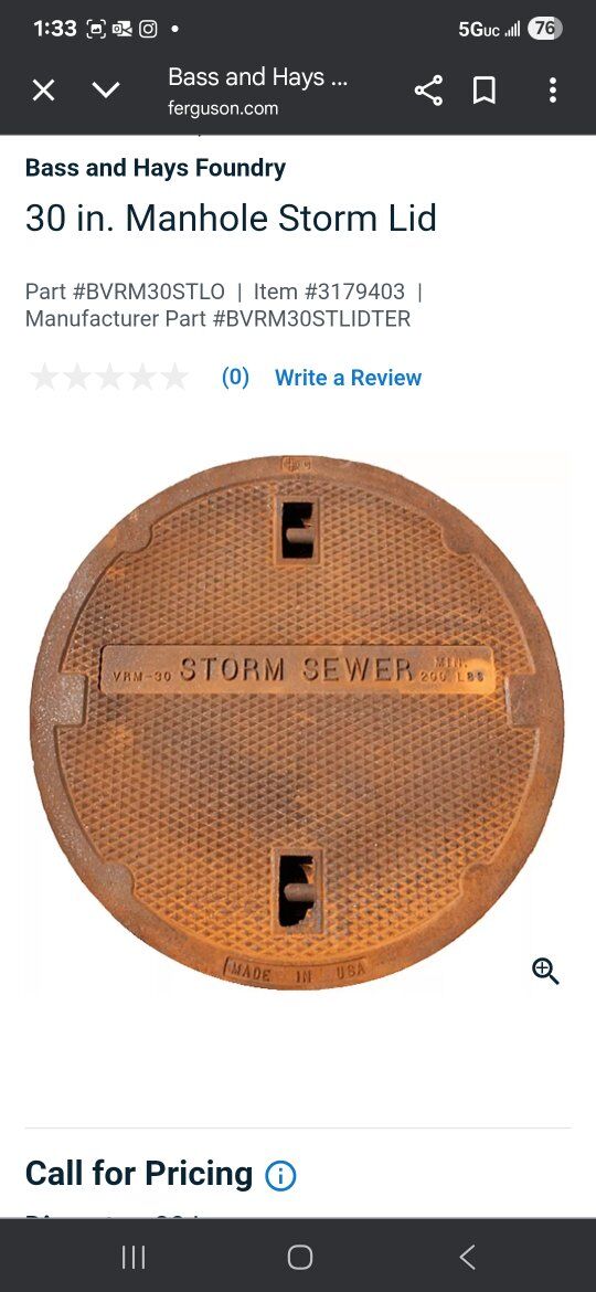 storm drain cover