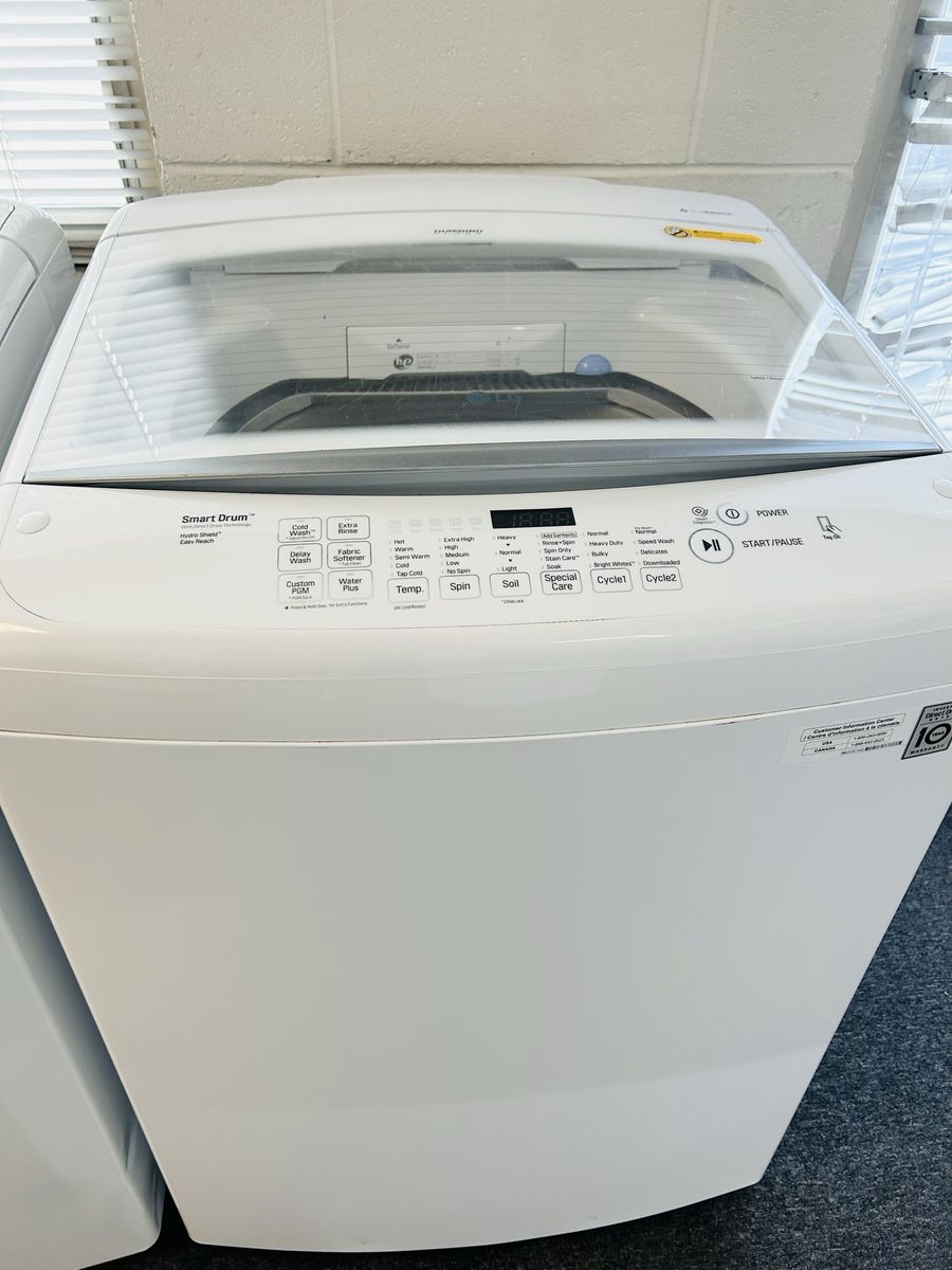 LG super capacity washing machine