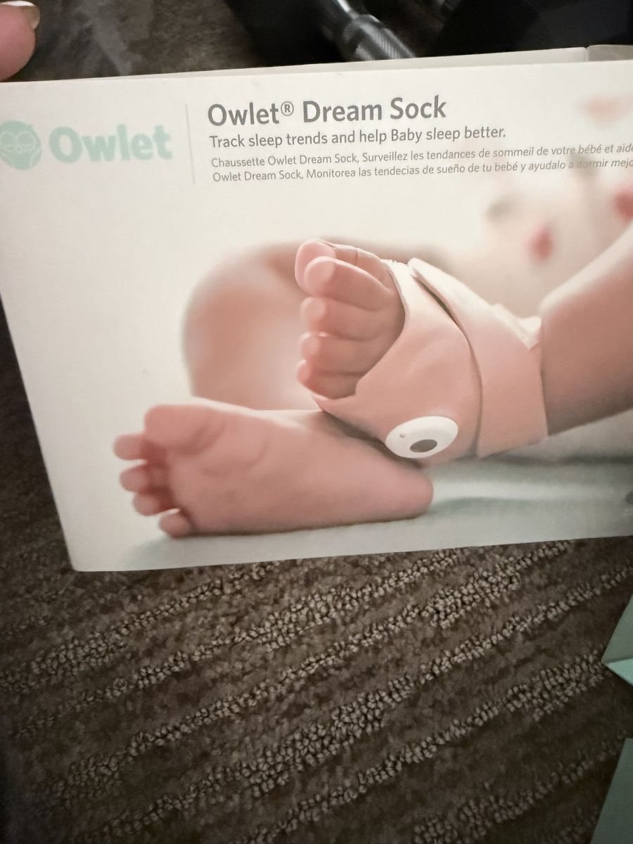 Owlet Dream Sock Baby Smart Sleep Monitor for Tracking Sleep Trends