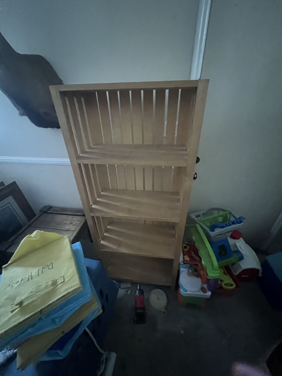 Wooden shelf