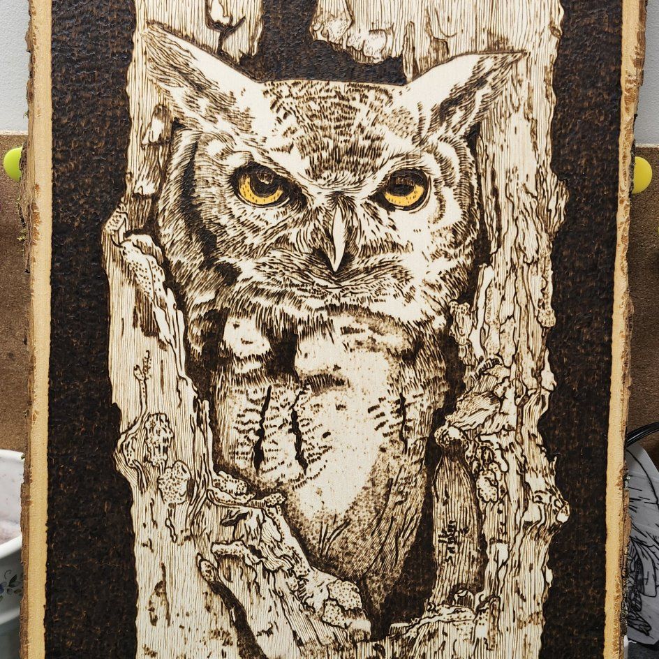 pyrography art