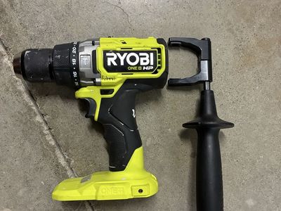 Ryobi ONE+ HP Cordless Hammer Drill with Side Handle - Tool Only