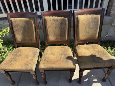 Set of 8 dining chairs $80 obo