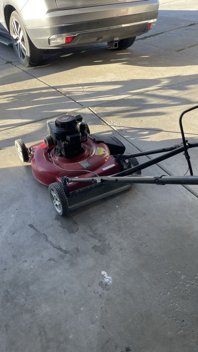 Murray Red Push Lawn Mower for parts or repair