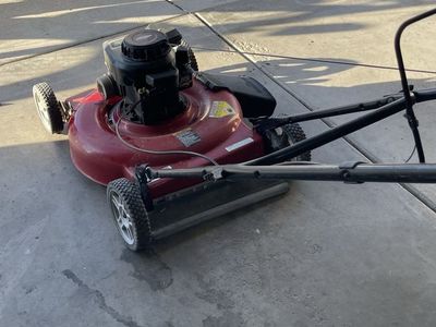 Murray Red Push Lawn Mower for parts or repair