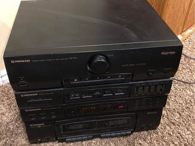 Pioneer RX-570 Stereo Double Cassette Deck Receiver