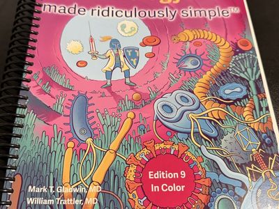 Clinical Microbiology Made Ridiculously Simple, 9th Ed, In Color, by Gladwin, Trattler, Mahan