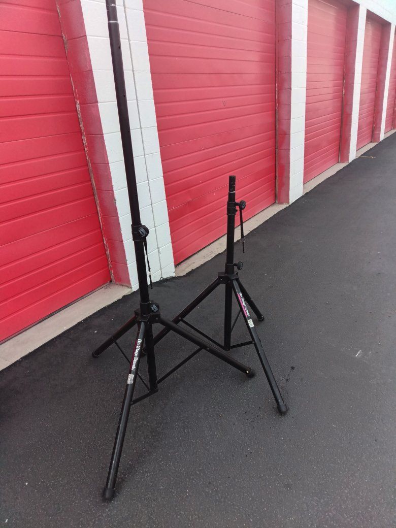 Two On Stage 6'ft PA Speaker Tripods Nice!