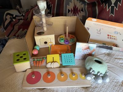 Lovevery “The Babbler” (13, 14, 15 mo.) Learning Play Kit Montessori Learning