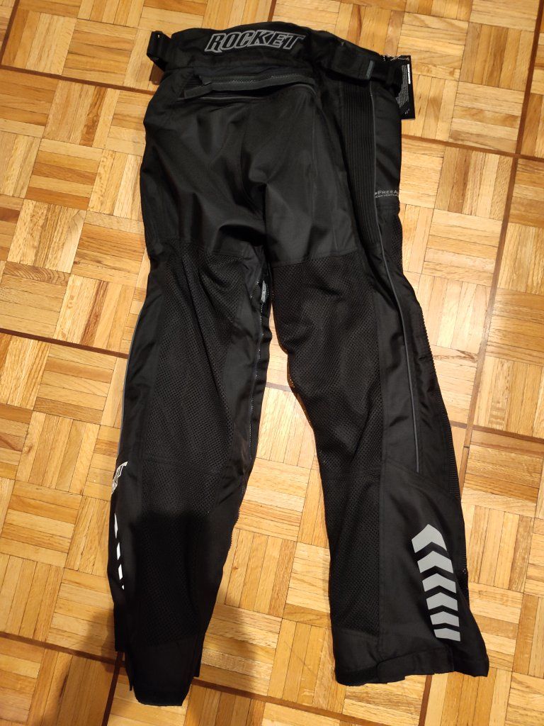 Joe Rocket Phoenix Ion Motorcycle Pants Black S/MD Reflective Dynax Protective Apparel