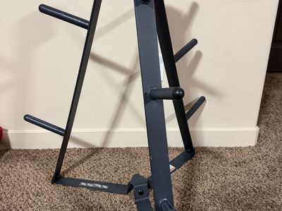 weight plate storage rack