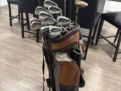 Datrek Golf Bag with Full Set of Clubs - Lofter, Solfire, Callaway Drivers & Irons