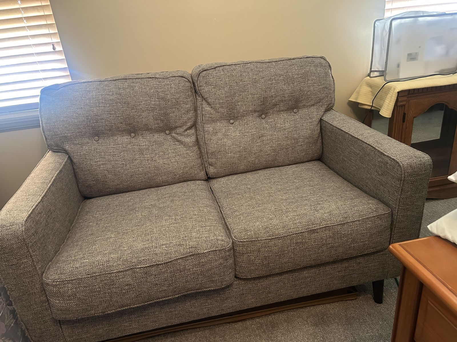 Couch with matching loveseat