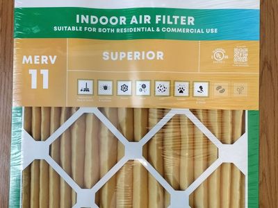 Filterbuy MERV 11 Superior Pleated Indoor Air Filter 6 Pack - 16x20x1