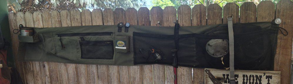 Cabela's cot Organizer Green w/ Multiple Pockets & Storage