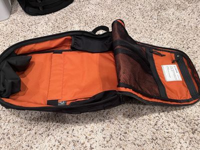CTACTICAL CT15 Black Orange Backpack Backpack/Bag