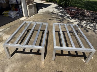 Uline cooler/ walk-in rack
