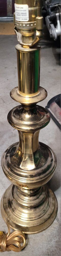 1960"s solid brass Lamps (pair) 