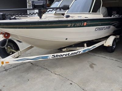 Crestliner Sportfish 1750 with Johnson 150 & Johnson 9.9 Motors