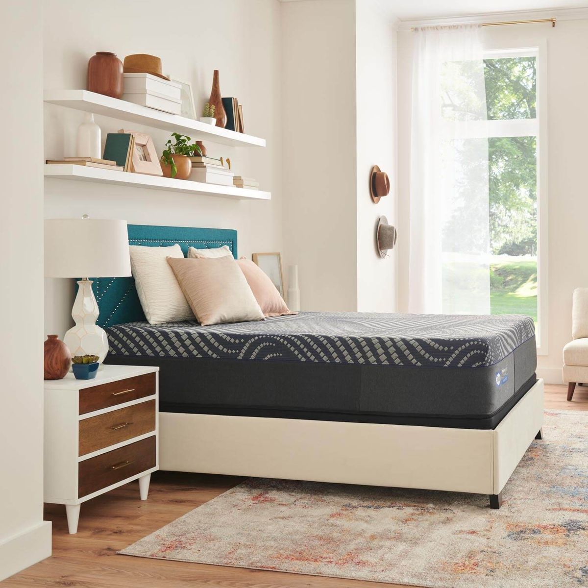 Sealy Posturepedic Plus Hybrid High Point Soft/Medium King Mattress, over $3000 new, comes with King Headboard/Frame