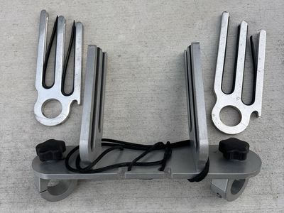 Wakeboard Tower Rack Mount Aluminum Holder for 2 Boards - Boat Water Sports Gear