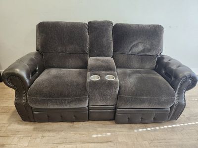 Dual Power Recliner Loveseat